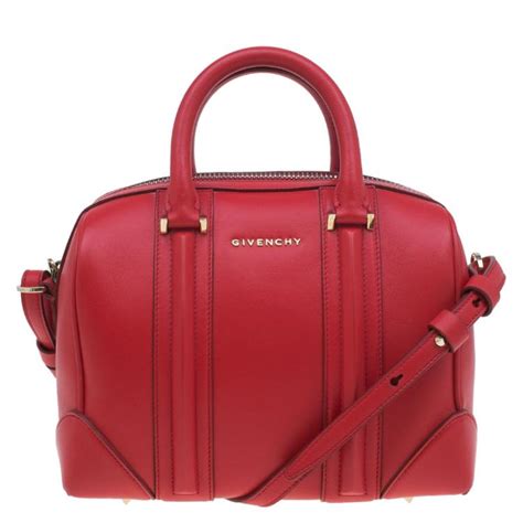 Lucrezia leather handbag Givenchy Red in Leather 